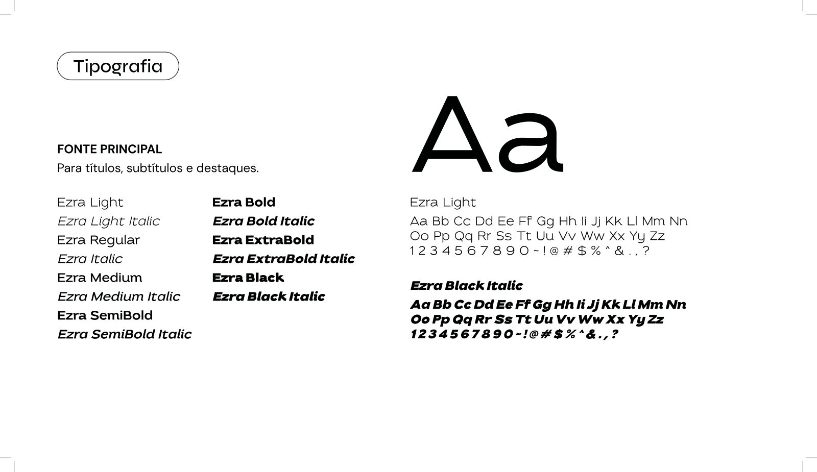 Tipografia Ezra