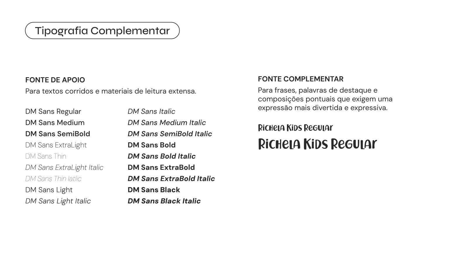 Tipografia complementar
